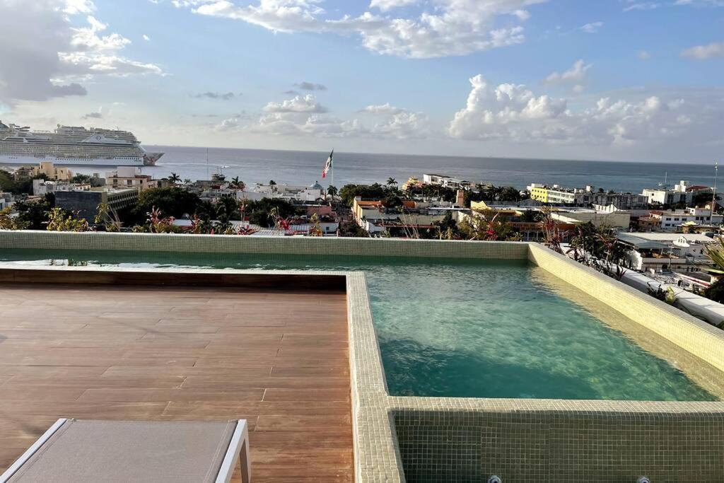Brand New Condo With Rooftop Pool コスメル エクステリア 写真